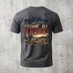 Elk Hunting - Back Graphic T-Shirt EHCT1006