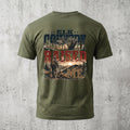 Elk Hunting - Back Graphic T-Shirt EHCT1006