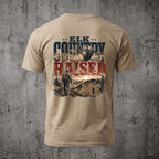 Elk Hunting - Back Graphic T-Shirt EHCT1006