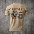 Elk Hunting - Back Graphic T-Shirt EHCT1007
