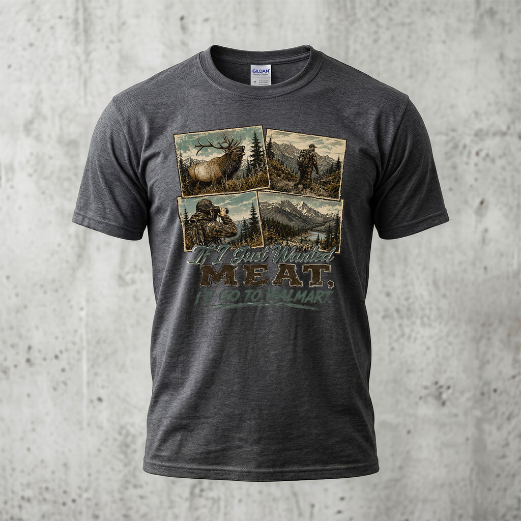 Elk Hunting - Outdoor Cotton T-Shirt EHCT1008