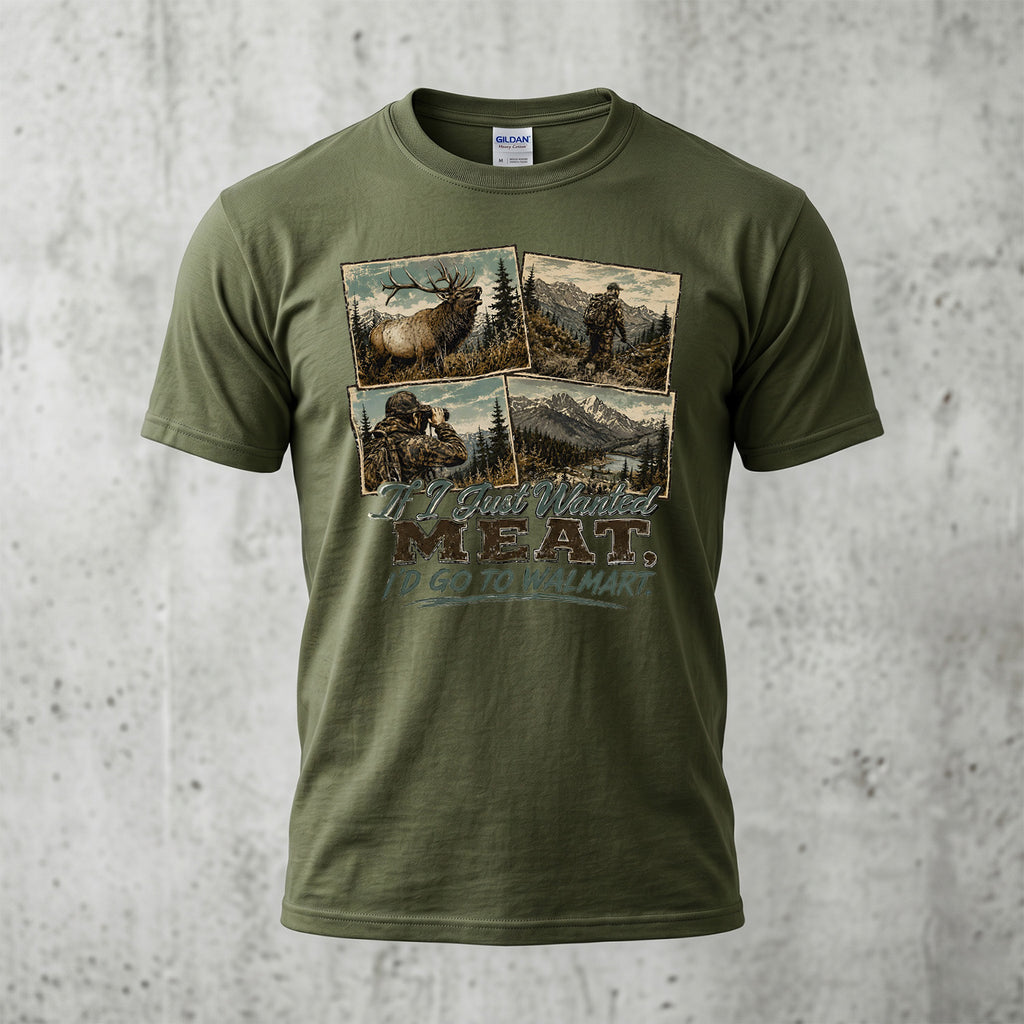 Elk Hunting - Outdoor Cotton T-Shirt EHCT1008