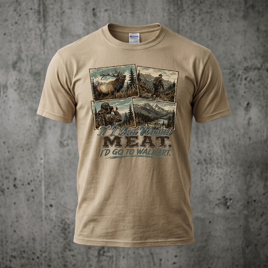 Elk Hunting - Outdoor Cotton T-Shirt EHCT1008