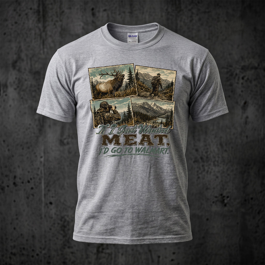 Elk Hunting - Outdoor Cotton T-Shirt EHCT1008