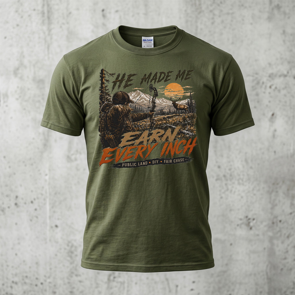 Elk Hunting - Outdoor Cotton T-Shirt EHCT1009