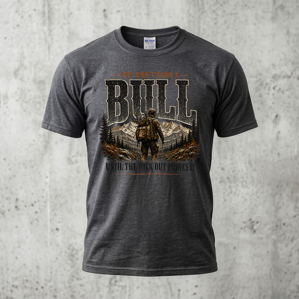 Elk Hunting - Outdoor Cotton T-Shirt EHCT1010
