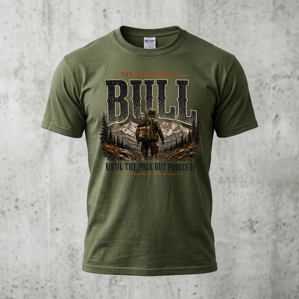 Elk Hunting - Outdoor Cotton T-Shirt EHCT1010