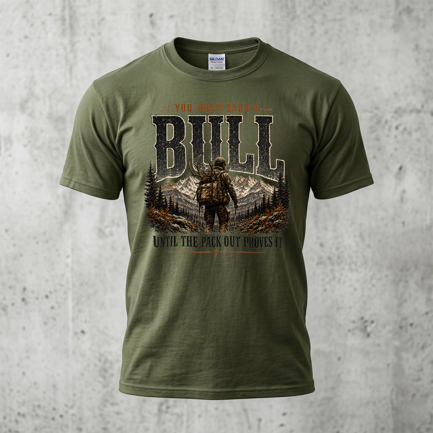 Elk Hunting - Outdoor Cotton T-Shirt EHCT1010