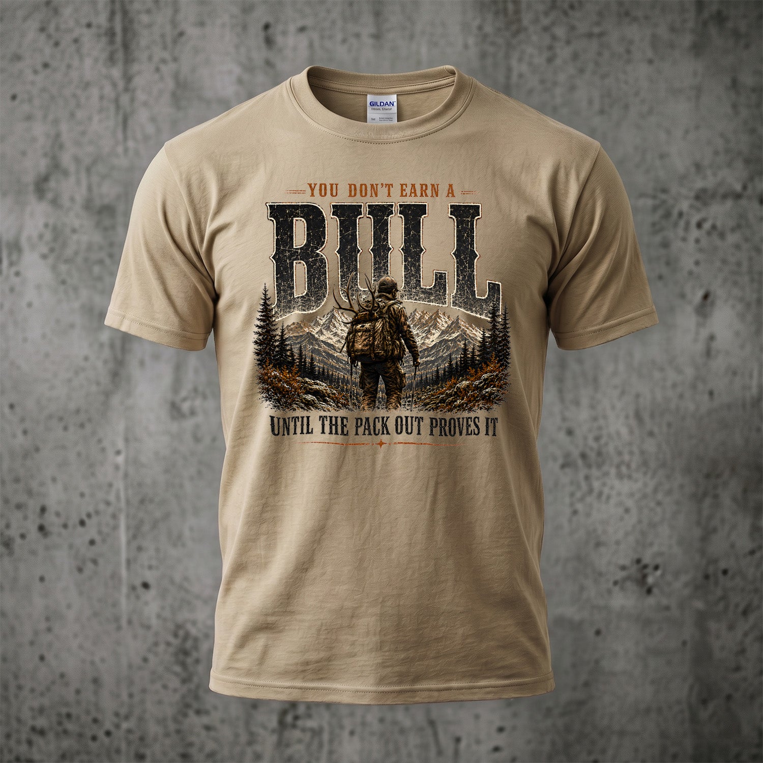 Elk Hunting - Outdoor Cotton T-Shirt EHCT1010