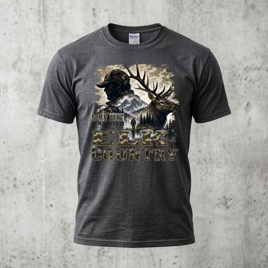 Elk Hunting - Outdoor Cotton T-Shirt EHCT1011