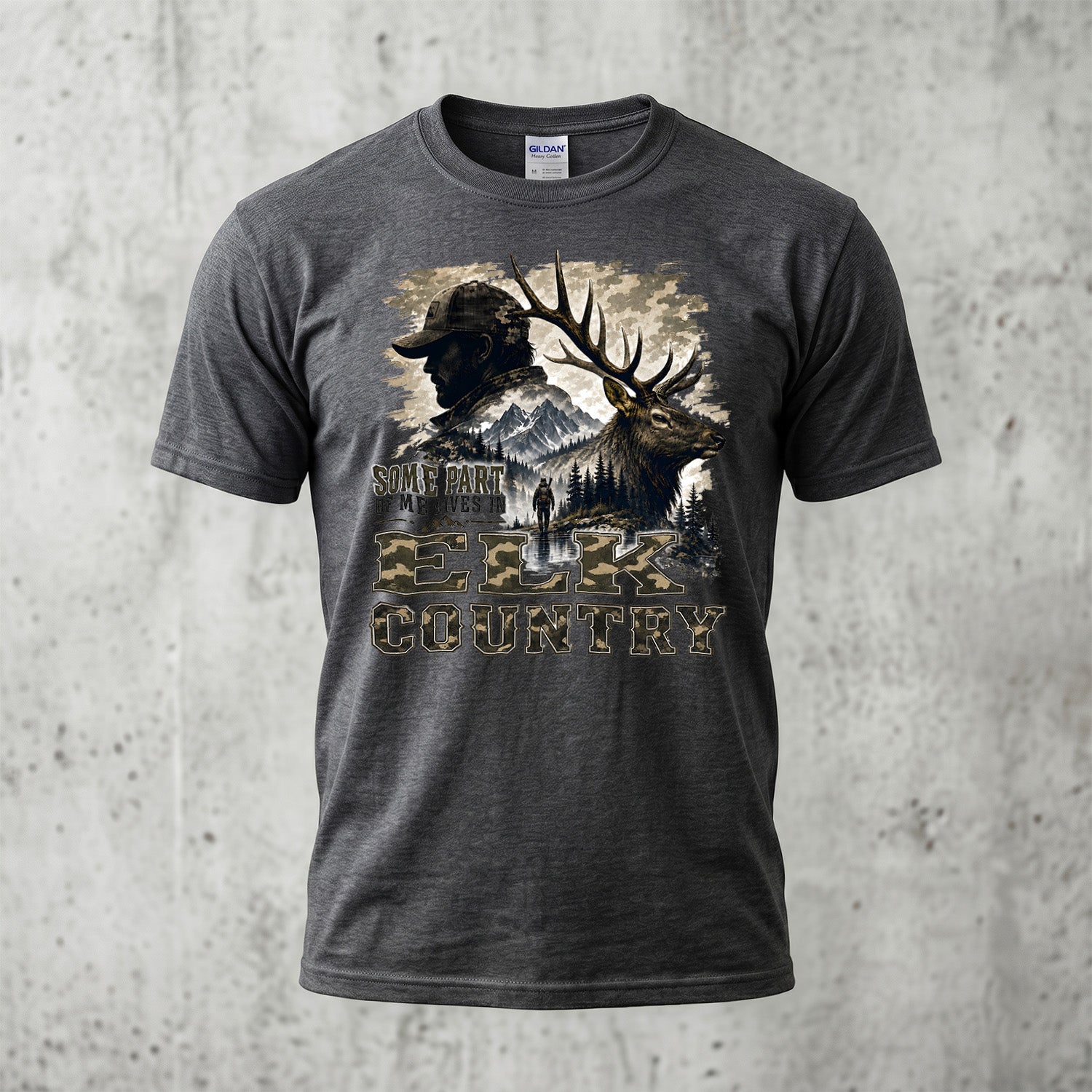 Elk Hunting - Outdoor Cotton T-Shirt EHCT1011