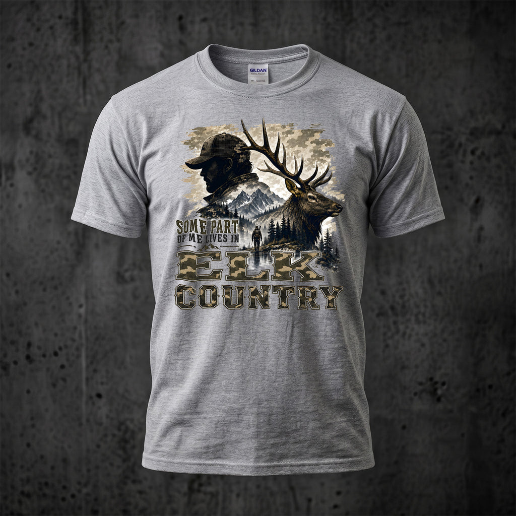 Elk Hunting - Outdoor Cotton T-Shirt EHCT1011