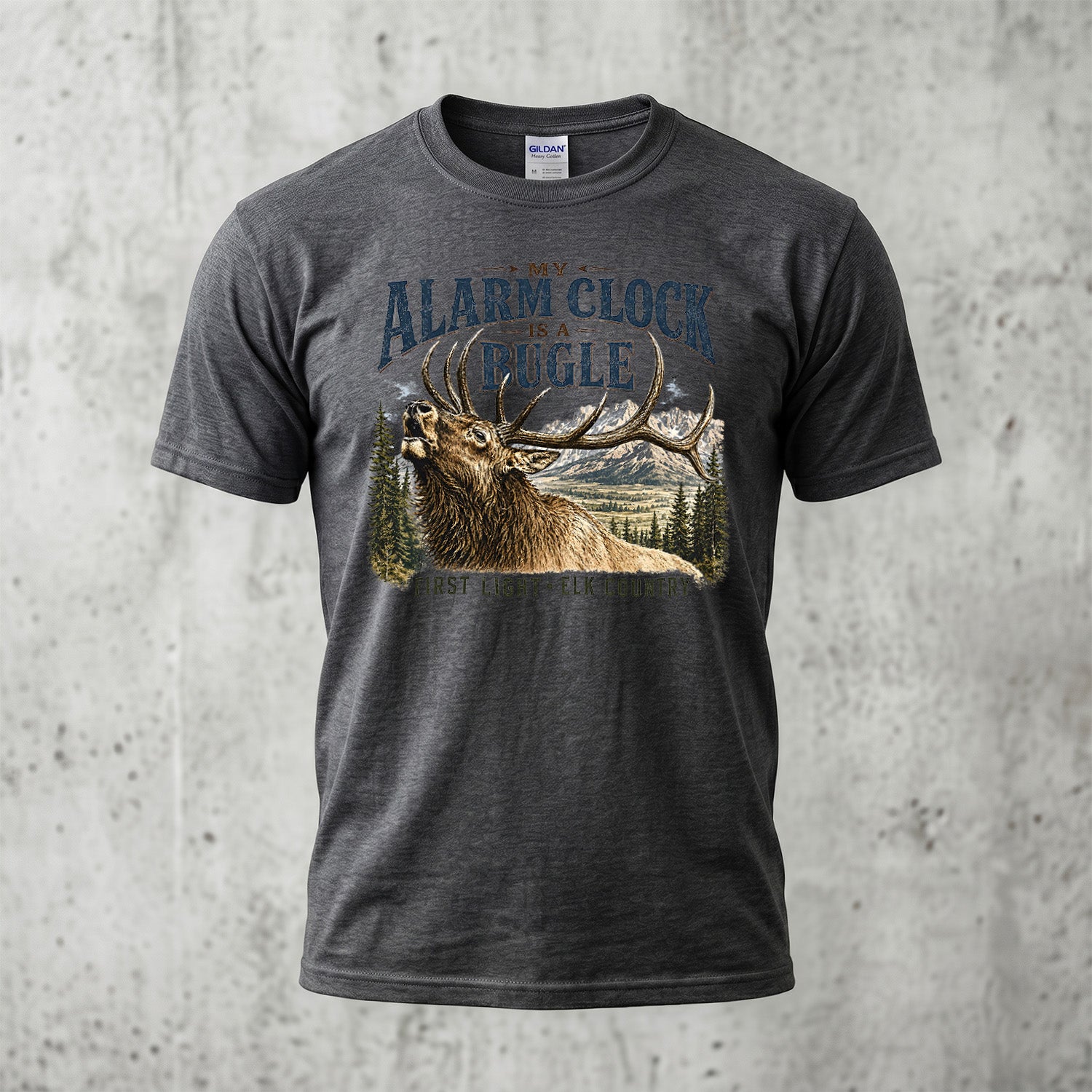 Elk Hunting - Outdoor Cotton T-Shirt EHCT1012