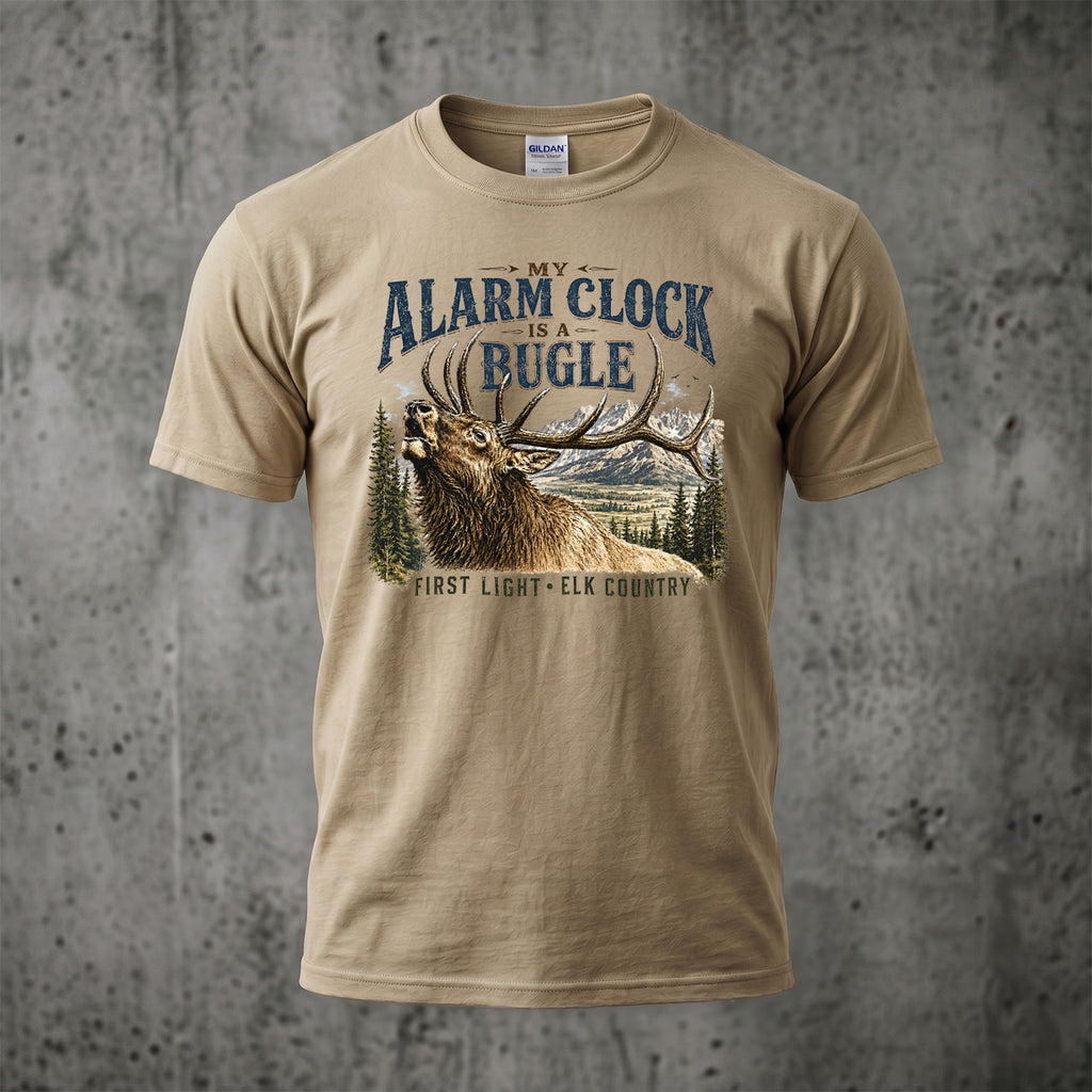 Elk Hunting - Outdoor Cotton T-Shirt EHCT1012