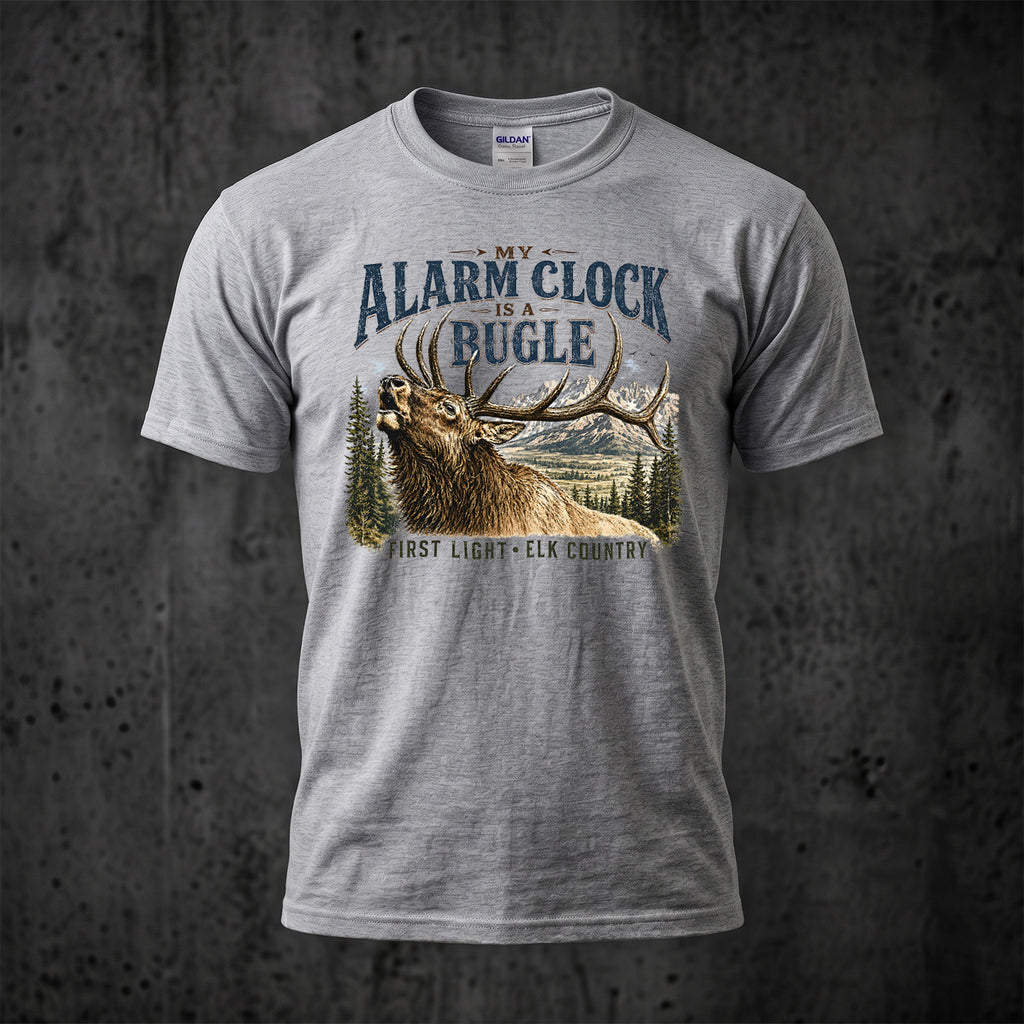 Elk Hunting - Outdoor Cotton T-Shirt EHCT1012