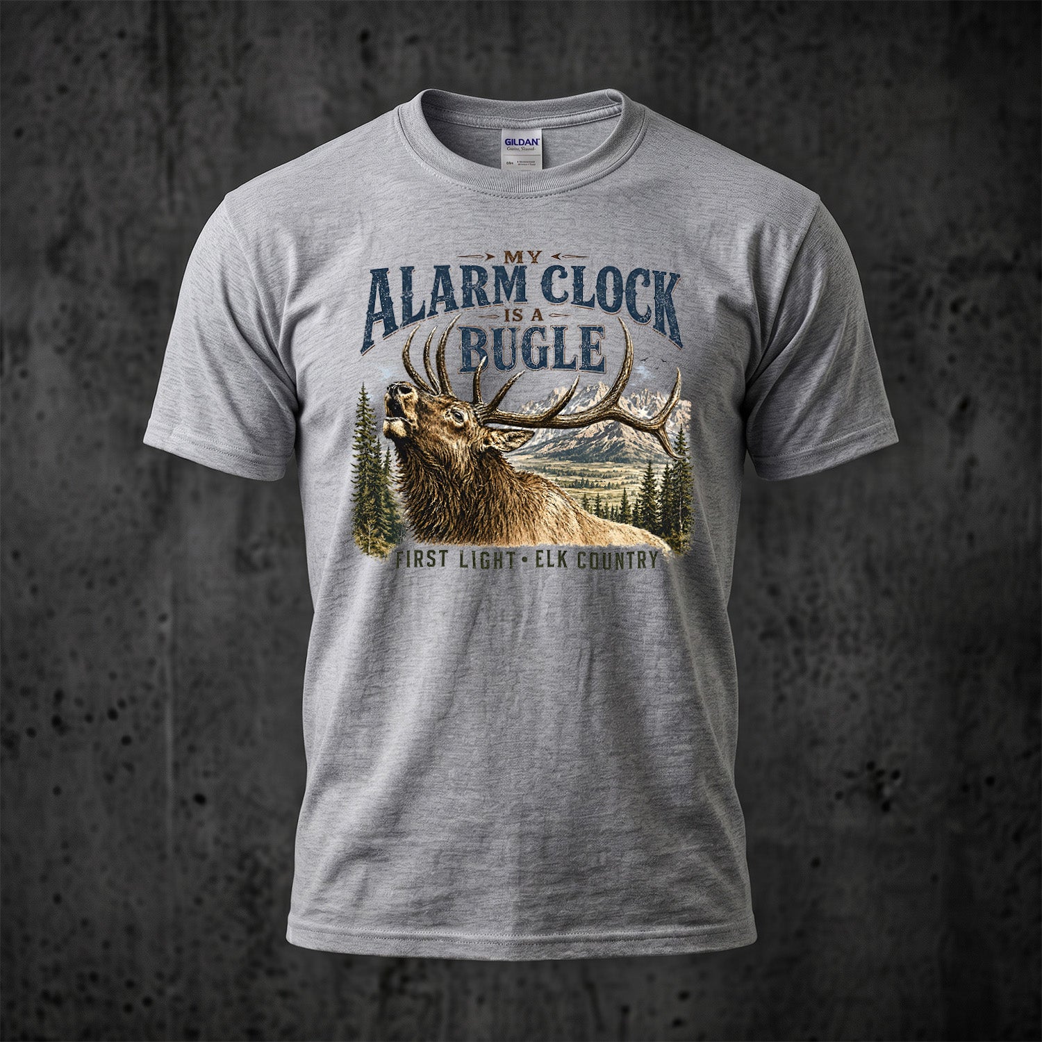 Elk Hunting - Outdoor Cotton T-Shirt EHCT1012