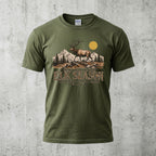 Elk Hunting - Outdoor Cotton T-Shirt EHCT1013