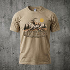Elk Hunting - Outdoor Cotton T-Shirt EHCT1013