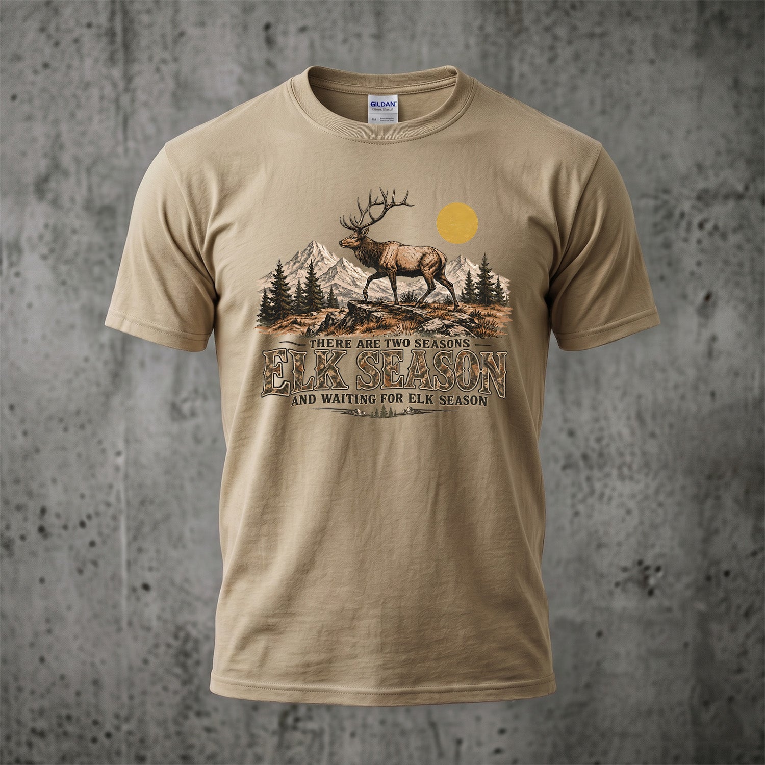 Elk Hunting - Outdoor Cotton T-Shirt EHCT1013