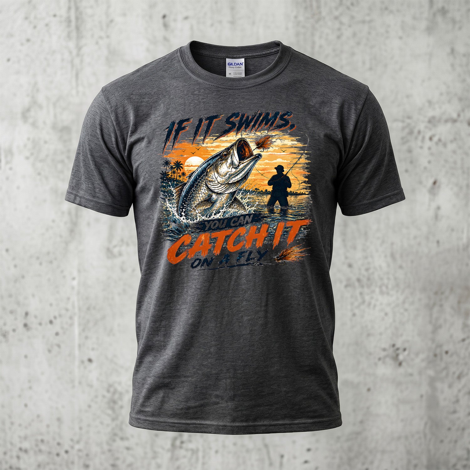 Fly Fishing Tarpon - Outdoor Cotton T-Shirt FFTCT1001