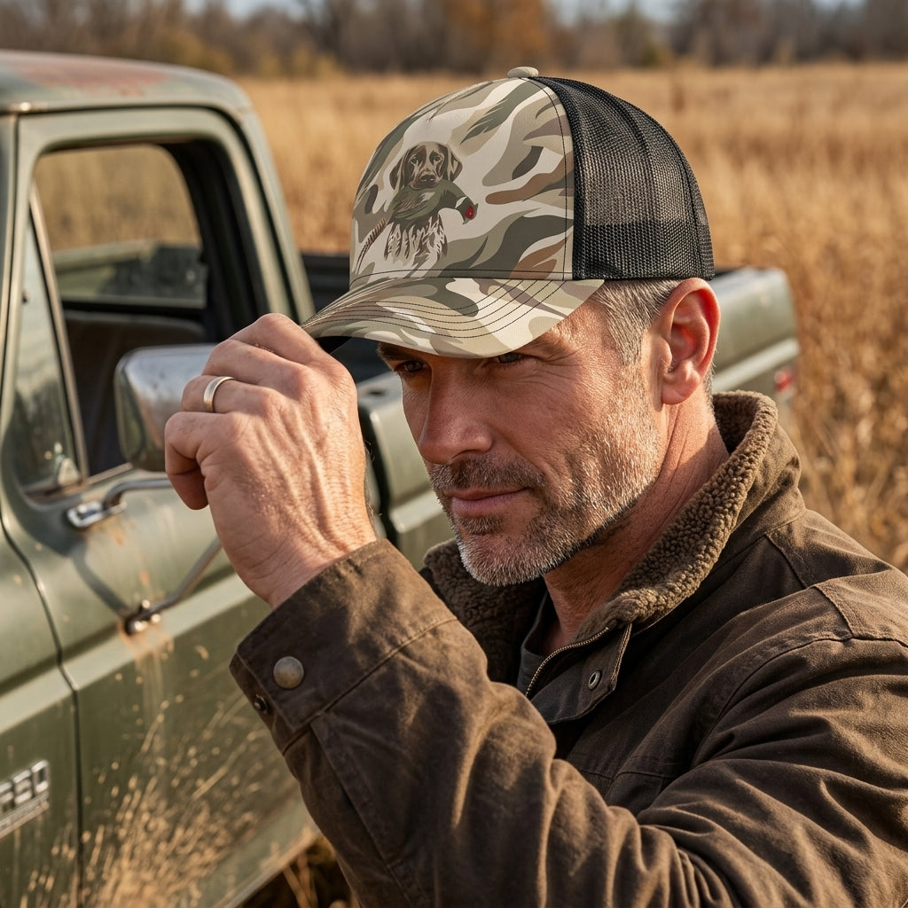 Upland Pheasant Hunting - Mesh Cap UPHMC1004