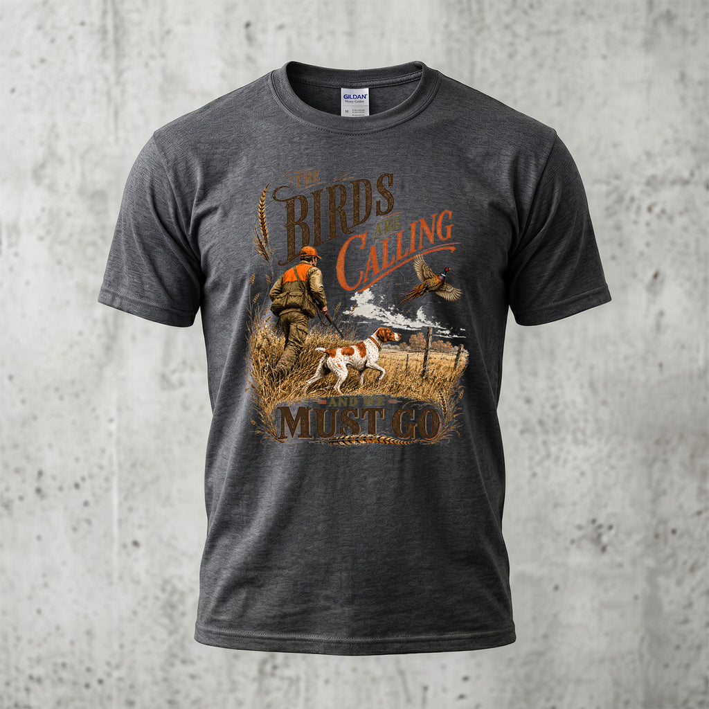 Upland Pheasant Hunting - Outdoor Cotton T-Shirt PHCT1072