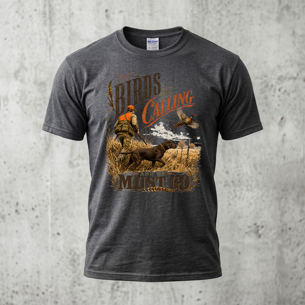 Upland Pheasant Hunting - Outdoor Cotton T-Shirt PHCT1072