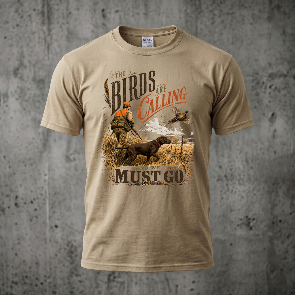 Upland Pheasant Hunting - Outdoor Cotton T-Shirt PHCT1072