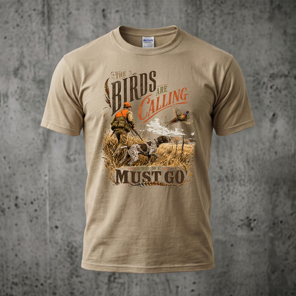 Upland Pheasant Hunting - Outdoor Cotton T-Shirt PHCT1072