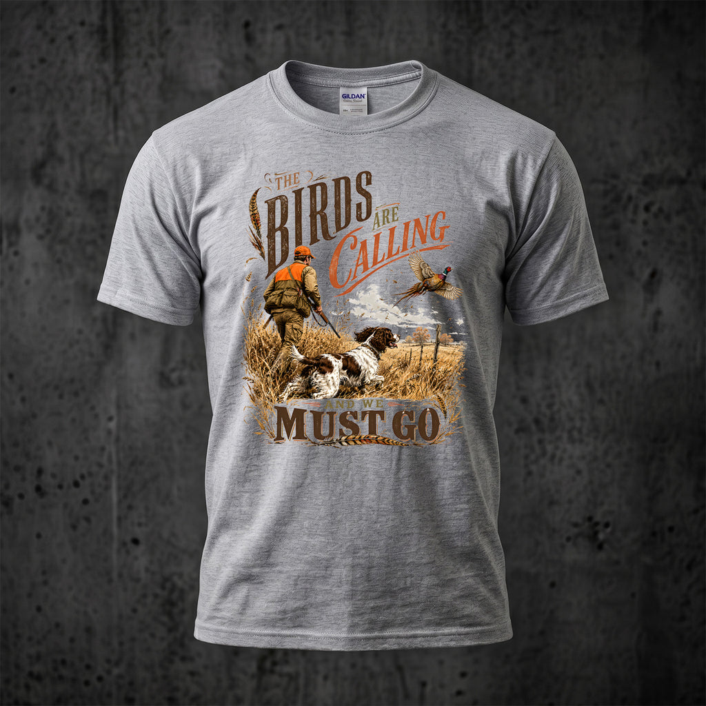 Upland Pheasant Hunting - Outdoor Cotton T-Shirt PHCT1072