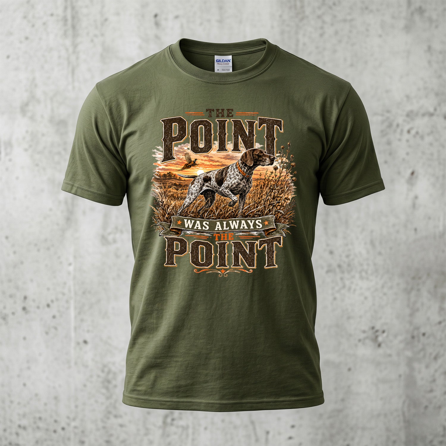Upland Pheasant Hunting - Outdoor Cotton T-Shirt PHCT1073