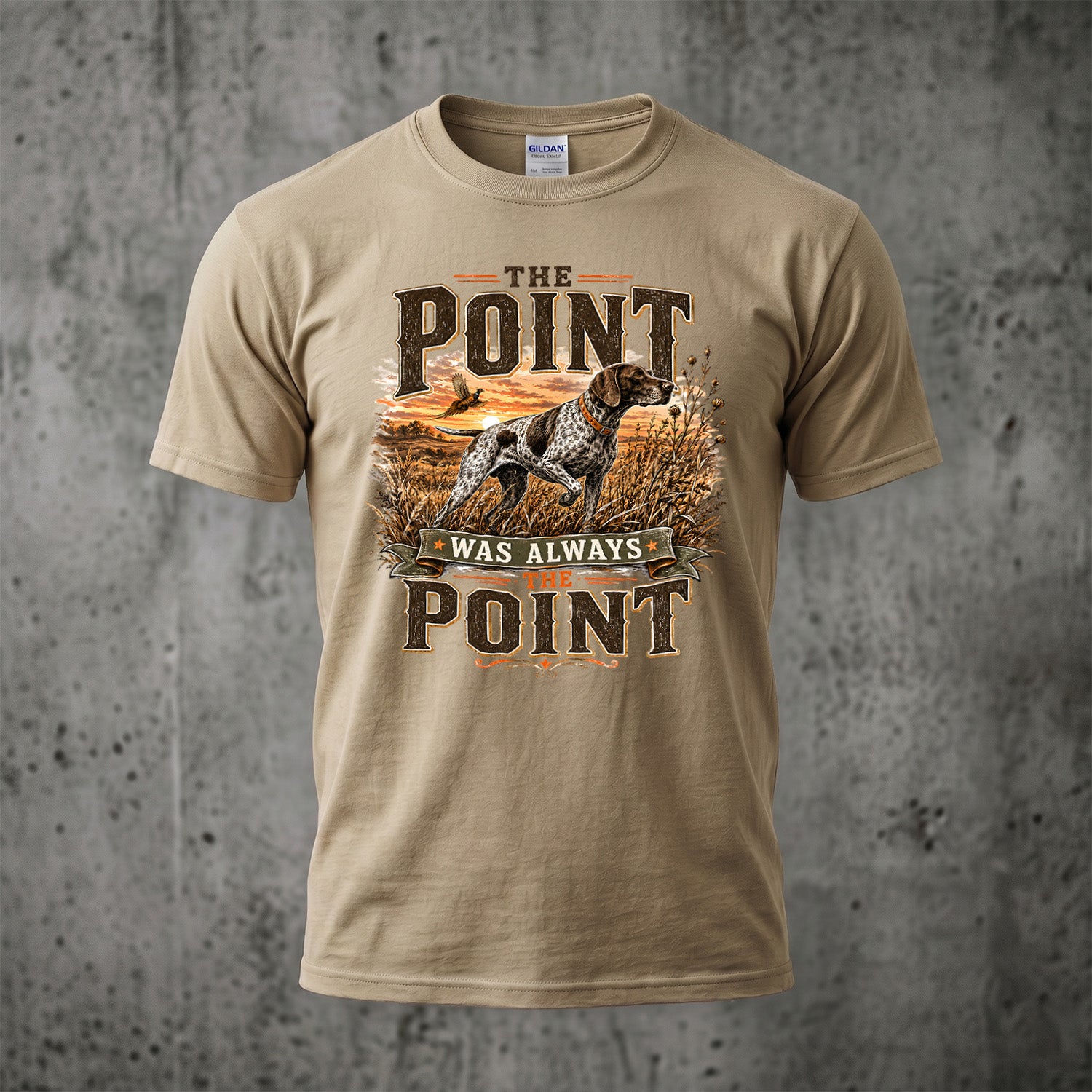 Upland Pheasant Hunting - Outdoor Cotton T-Shirt PHCT1073