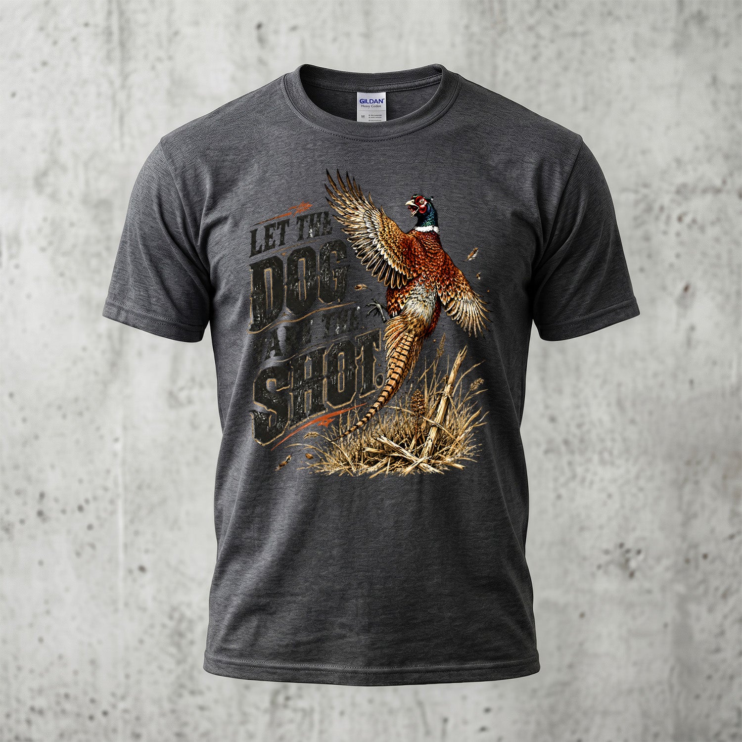Upland Pheasant Hunting - Outdoor Cotton T-Shirt PHCT1075