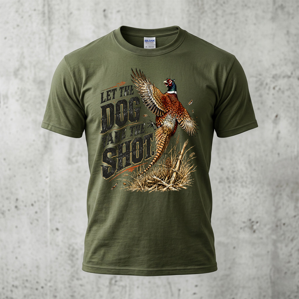 Upland Pheasant Hunting - Outdoor Cotton T-Shirt PHCT1075