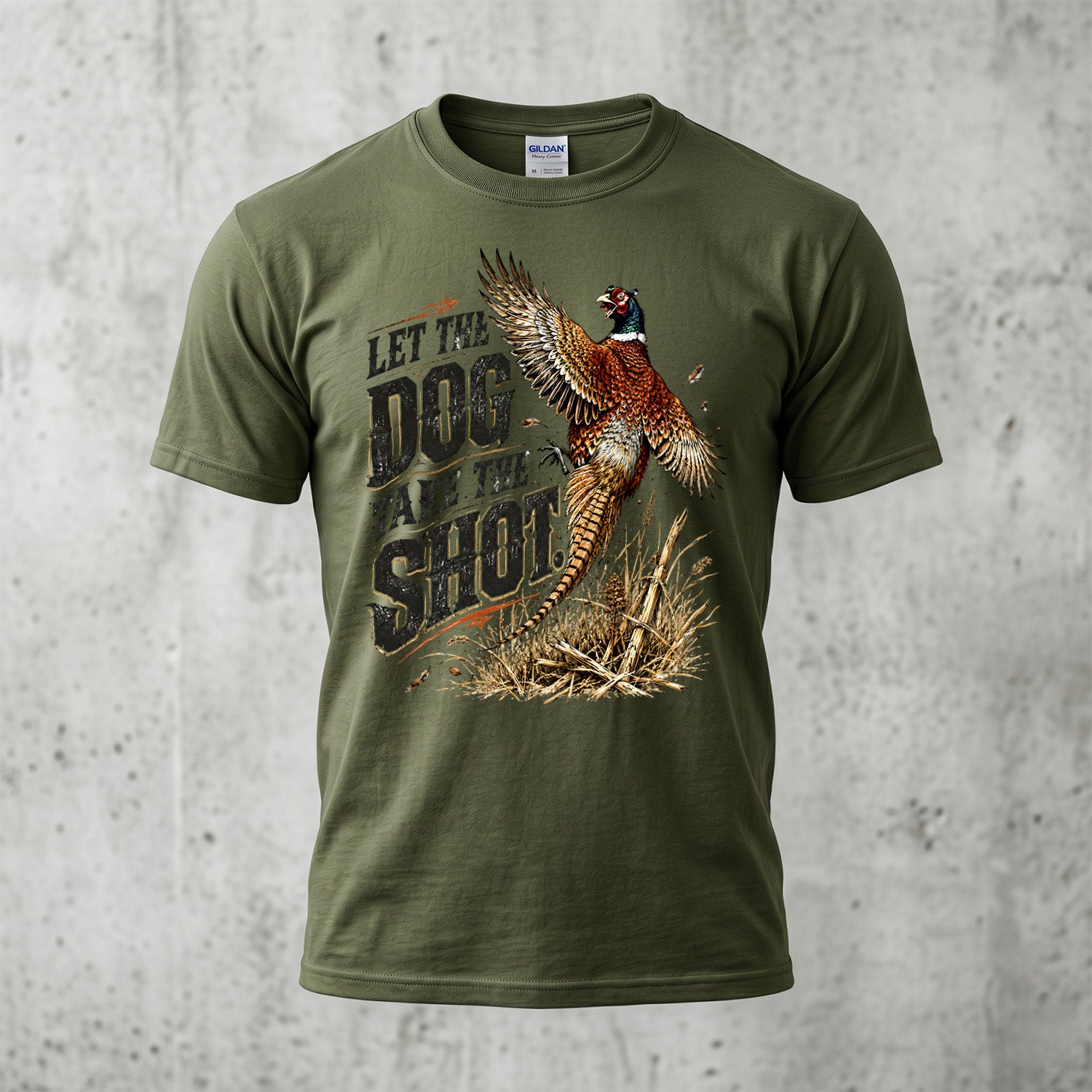 Upland Pheasant Hunting - Outdoor Cotton T-Shirt PHCT1075