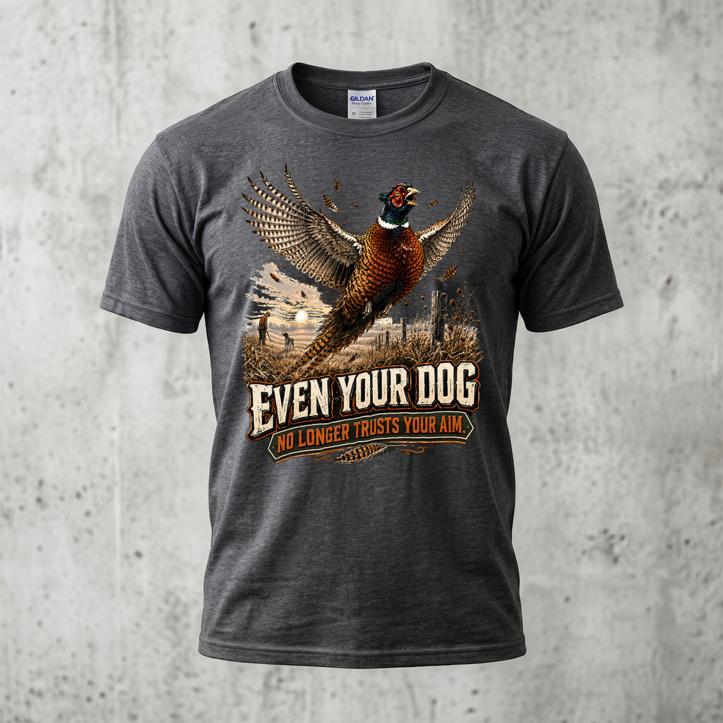 Upland Pheasant Hunting - Outdoor Cotton T-Shirt PHCT1077