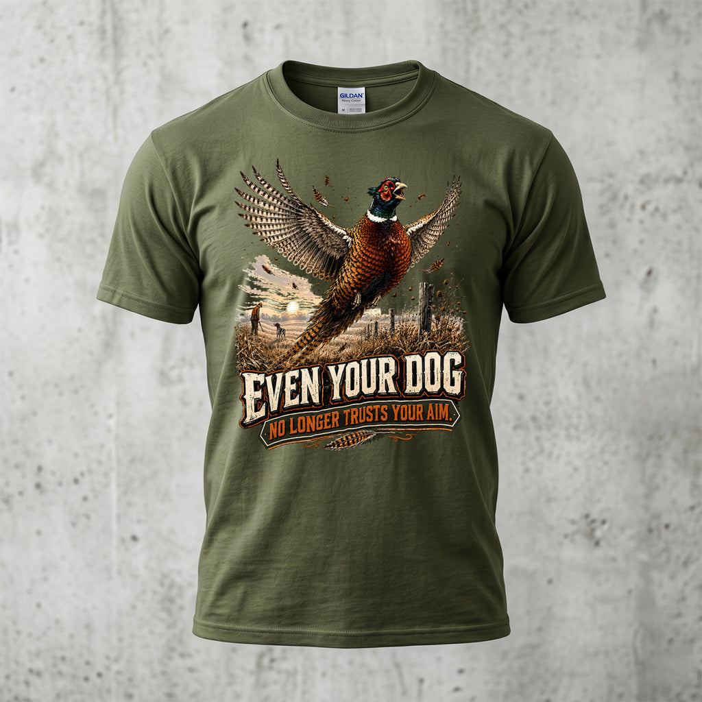 Upland Pheasant Hunting - Outdoor Cotton T-Shirt PHCT1077