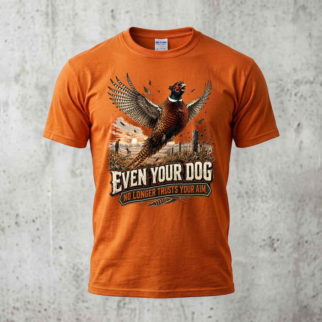 Upland Pheasant Hunting - Outdoor Cotton T-Shirt PHCT1077