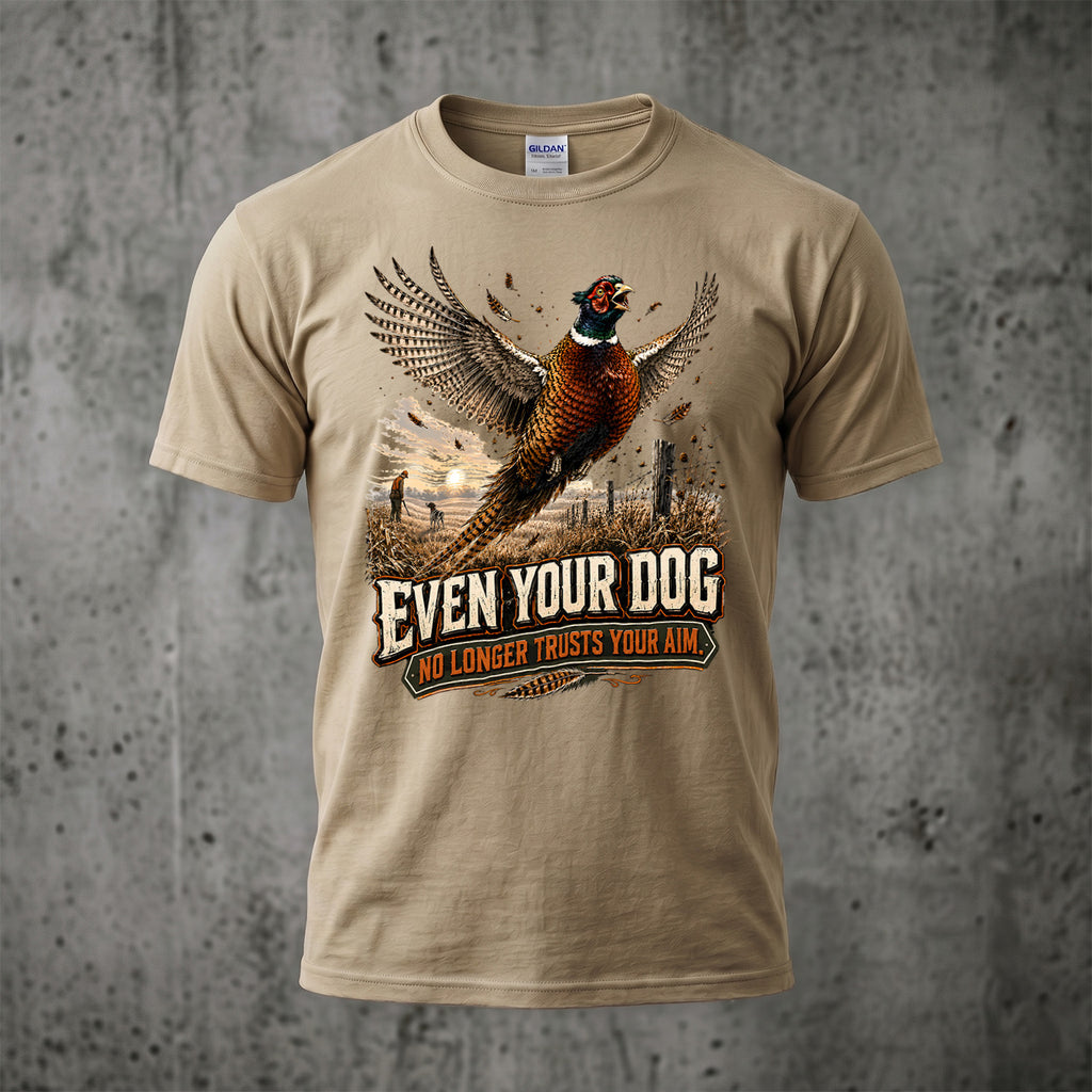 Upland Pheasant Hunting - Outdoor Cotton T-Shirt PHCT1077