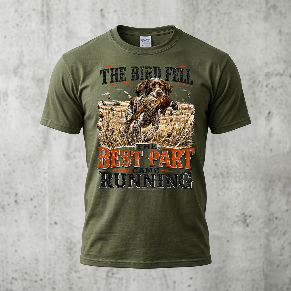 Upland Pheasant Hunting - Outdoor Cotton T-Shirt PHCT1078