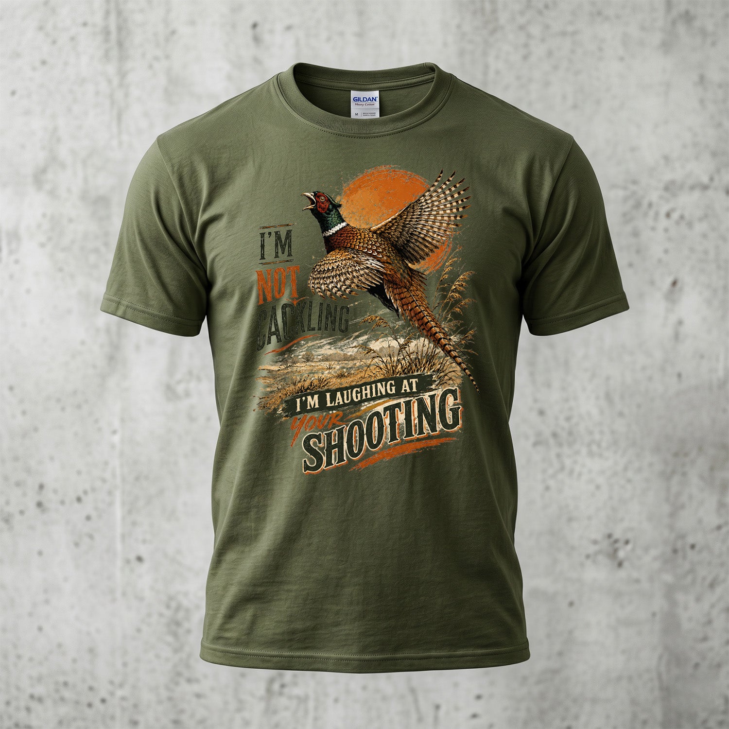 Upland Pheasant Hunting - Outdoor Cotton T-Shirt PHCT1080