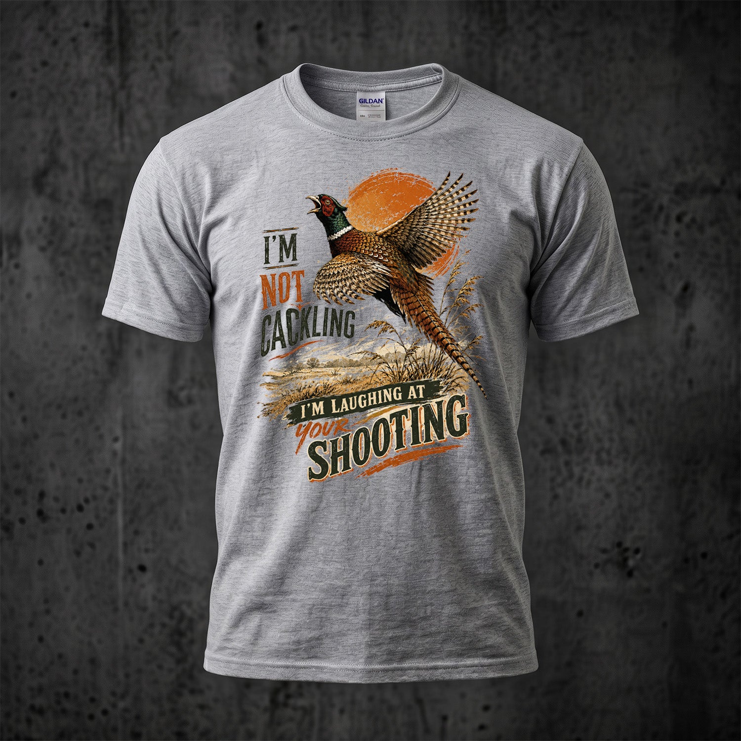 Upland Pheasant Hunting - Outdoor Cotton T-Shirt PHCT1080