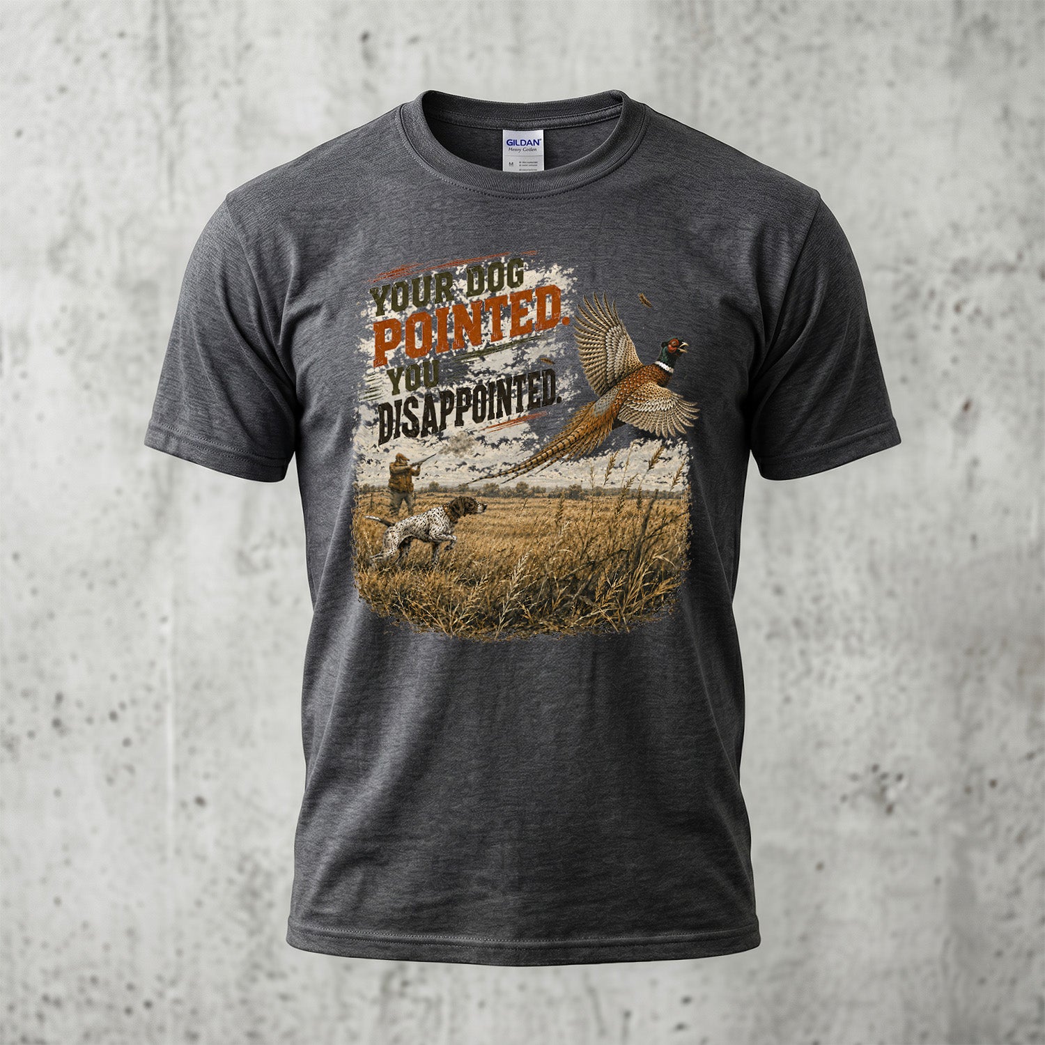 Upland Pheasant Hunting - Outdoor Cotton T-Shirt PHCT1081