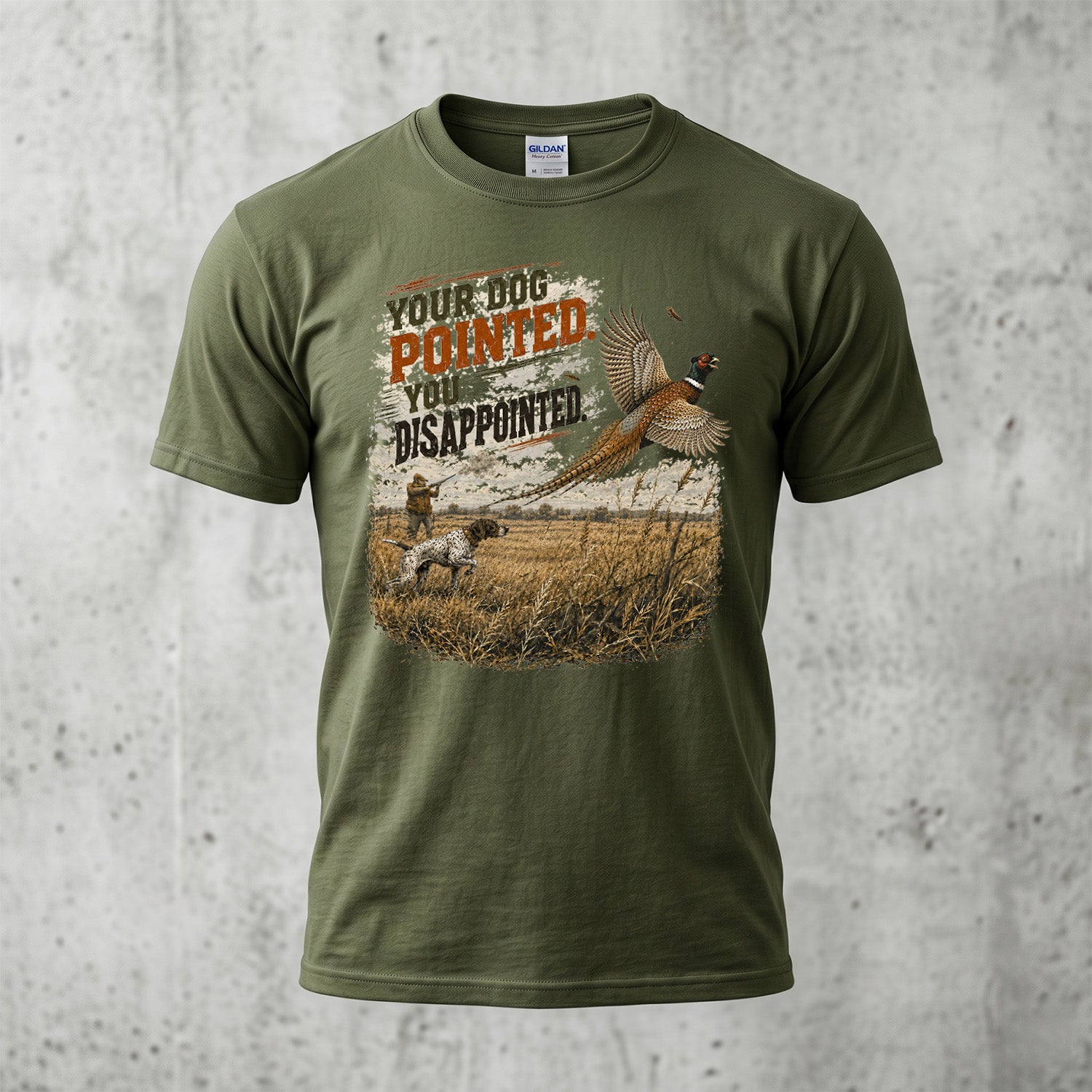 Upland Pheasant Hunting - Outdoor Cotton T-Shirt PHCT1081