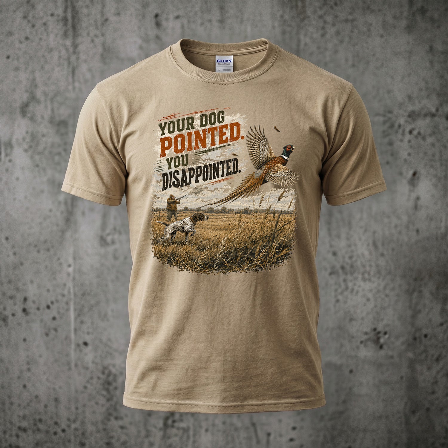 Upland Pheasant Hunting - Outdoor Cotton T-Shirt PHCT1081