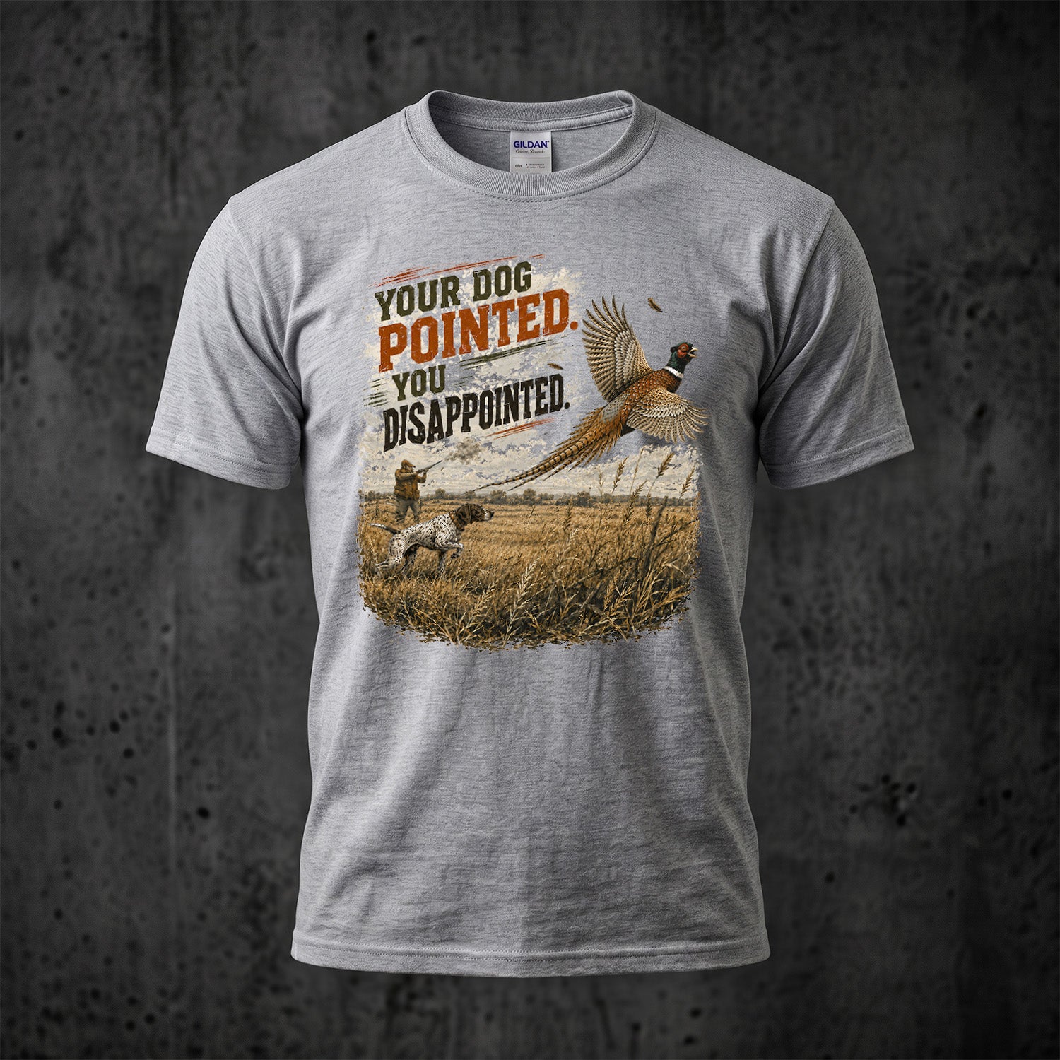 Upland Pheasant Hunting - Outdoor Cotton T-Shirt PHCT1081