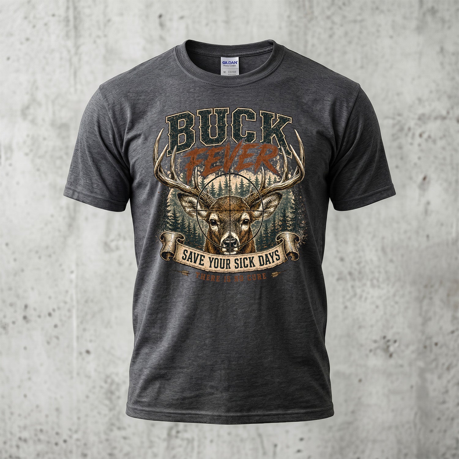 Whitetail Deer Hunting - Outdoor Cotton T-Shirt WDHCT1001