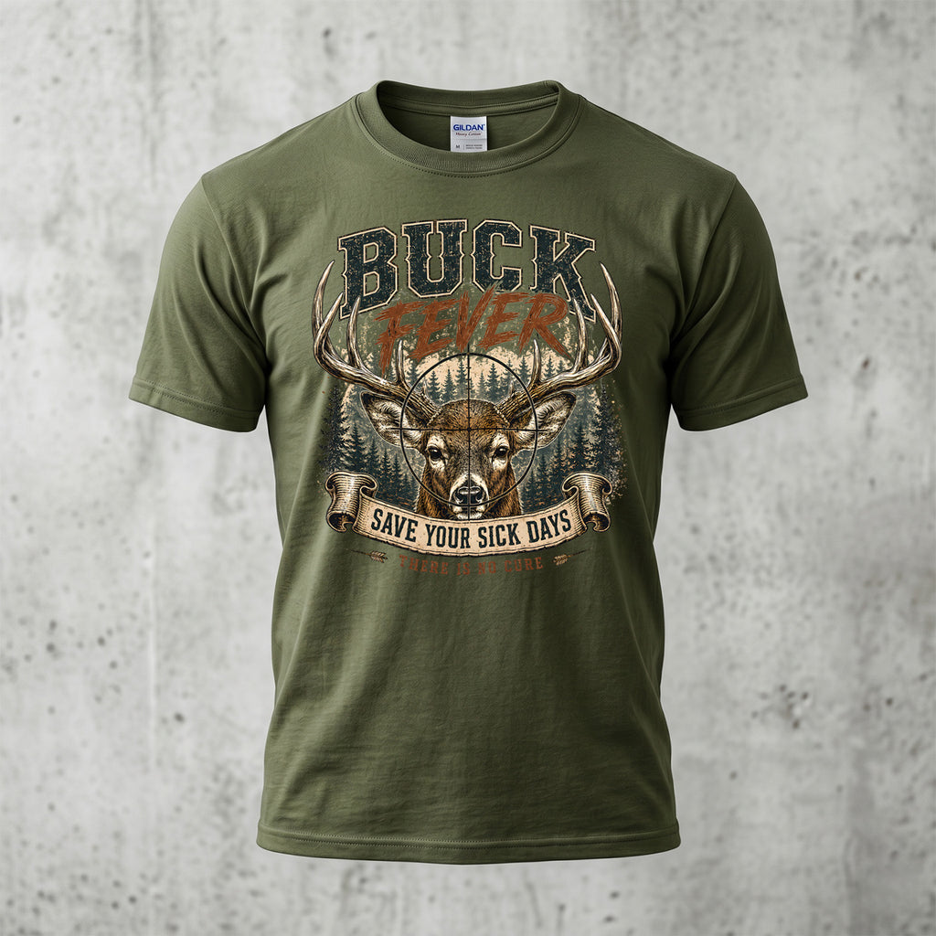 Whitetail Deer Hunting - Outdoor Cotton T-Shirt WDHCT1001