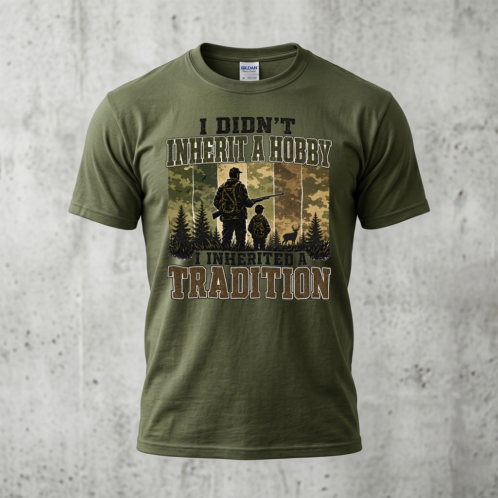 Whitetail Deer Hunting - Outdoor Cotton T-Shirt WDHCT1003