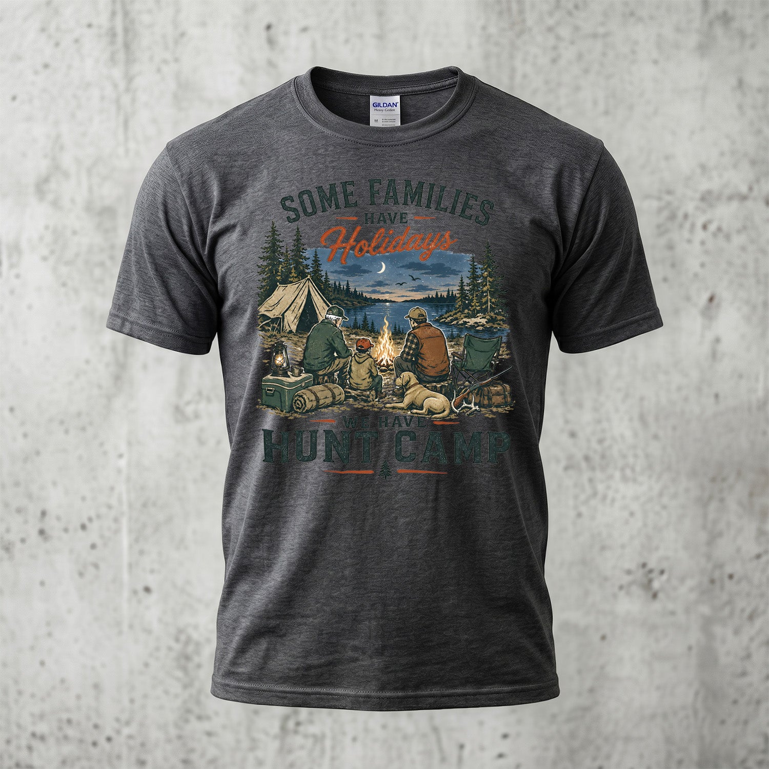 Whitetail Deer Hunting - Outdoor Cotton T-Shirt WDHCT1004